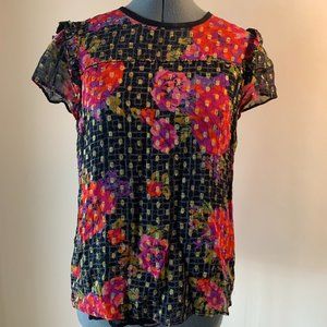 Anthropologie lined shirt size 2